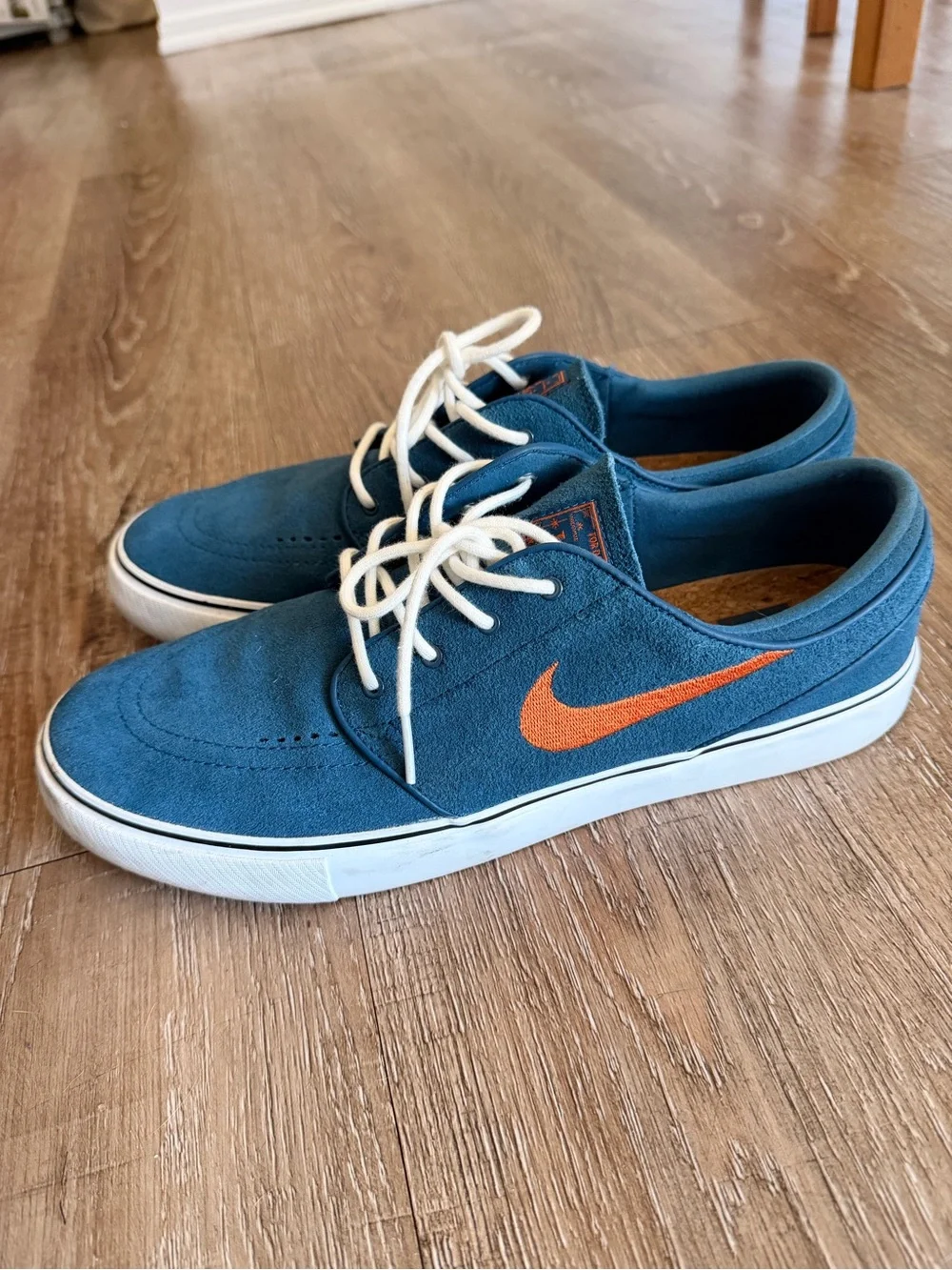 Nike SB Zoom Janoski OG+ in Teal Blue Force/Campfire Orange - 10.5 (M)